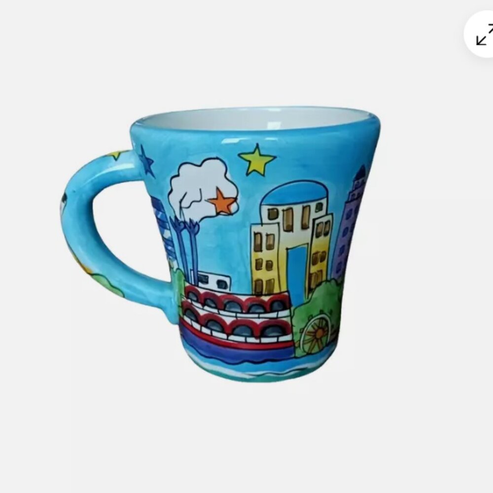 St Louis Coffee Mug Size 6" Wide With Handle 4.5" Tall City Souvenir Mug - Picture 4 of 10